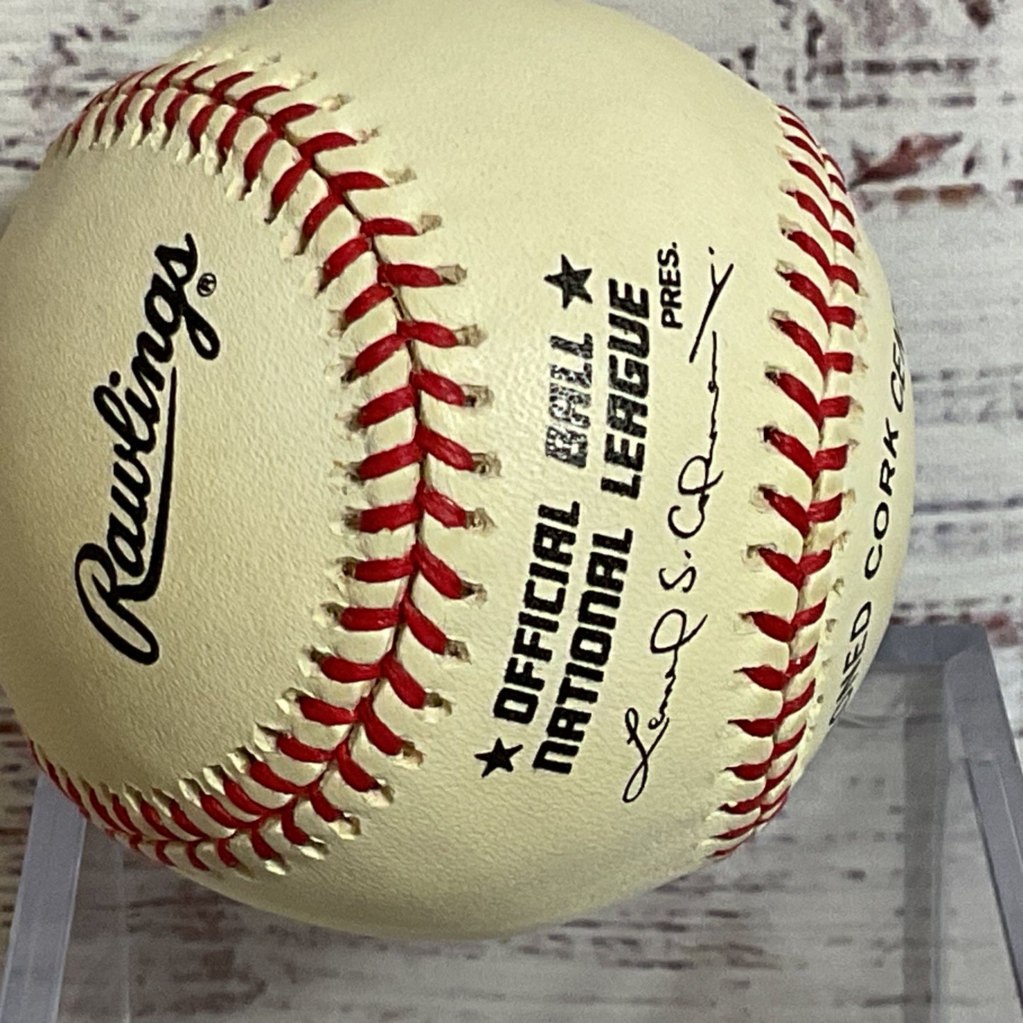 Signed OREL HERSHISER RO-N Official National League Ball with Case