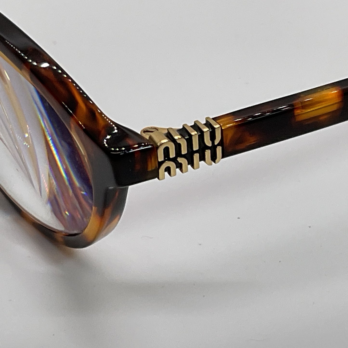MIU MIU VMU-09X VAU-101 Women's Tortoise Eyeglasses-54[ ]17 140 (FRAMES ONLY)