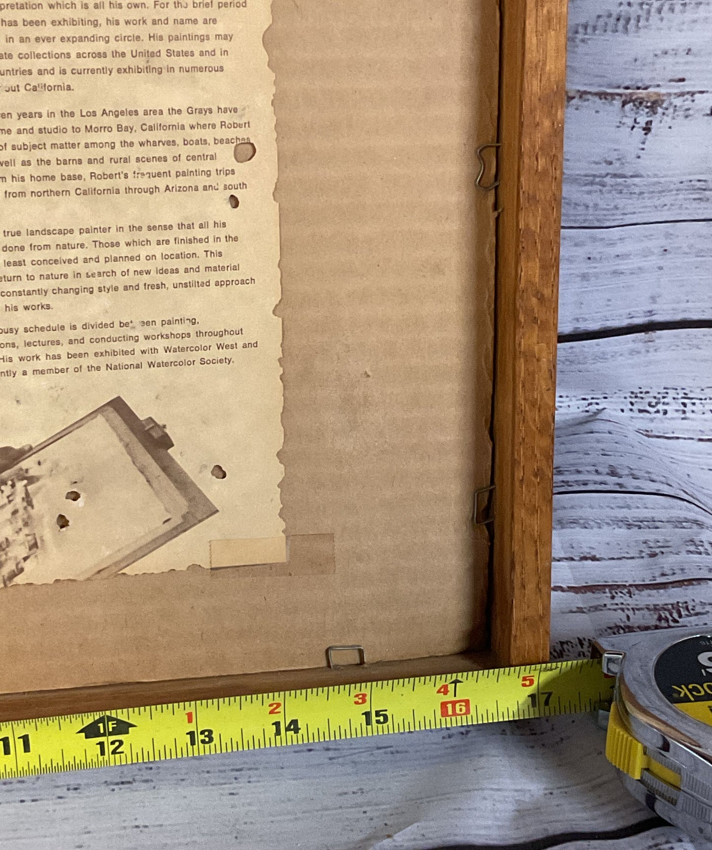 Limited Edition Signed Lithograph Print by Robert Gray Framed with COA 88/350