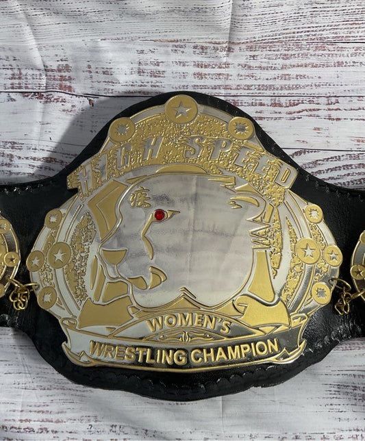 Neo Japan Ladies Pro Wrestling High Speed Championship Belt Azm Natsuki Taiyo
