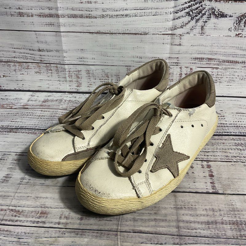 Golden Goose Superstar White/Gray Children's Sneakers Size 34 IT/2Y US