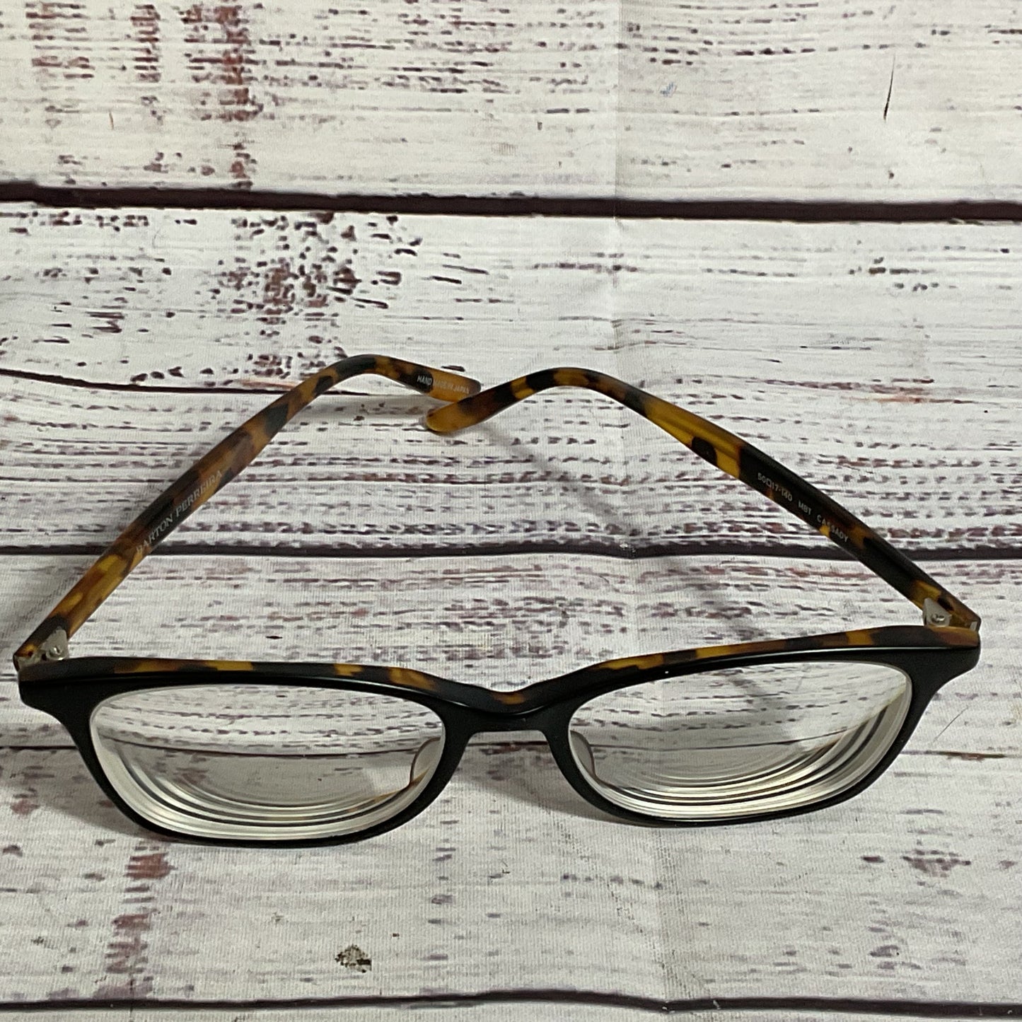 BARTON PERREIRA Cassady Brown Tortoise Eyeglasses- 50[ ]17 140 (FRAMES ONLY)