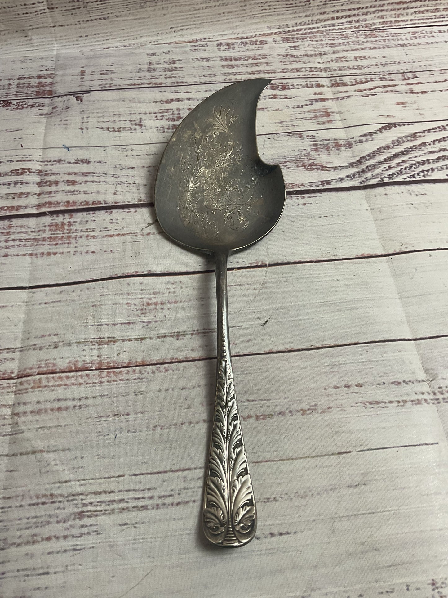 1886 Pat Hamilton Silverplated Baroque Serving Spoon Piece