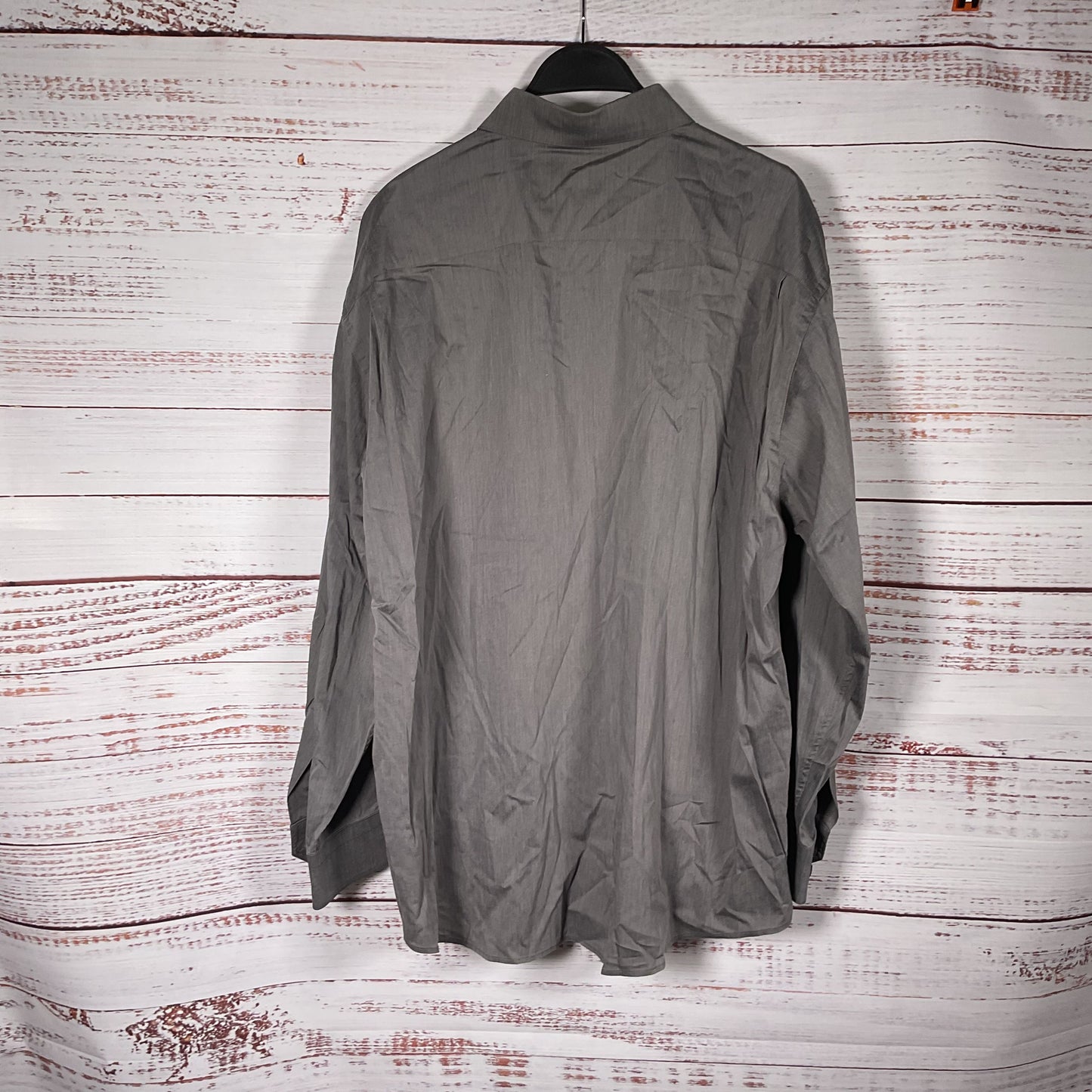 Donna Karan Grey Long Sleeve Button Down Dress Shirt - Size 16.5 32/33