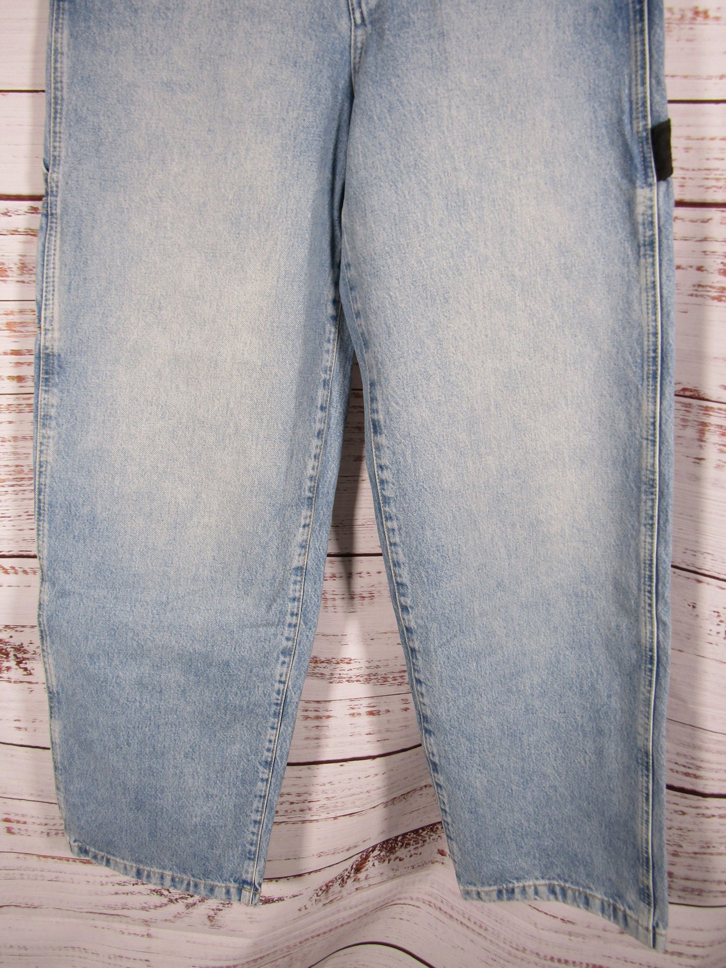 Marc Jacobs Women's Blue Oversized Carpenter Jeans Size 24
