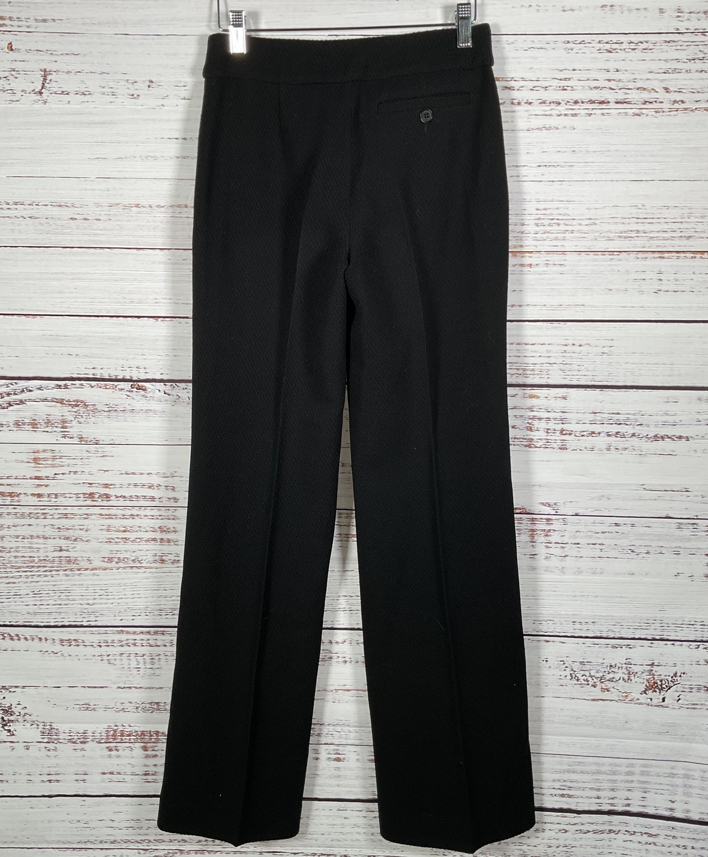 Emporio Armani Women's Black Knit Dress Trousers Size 4 Made in Italy