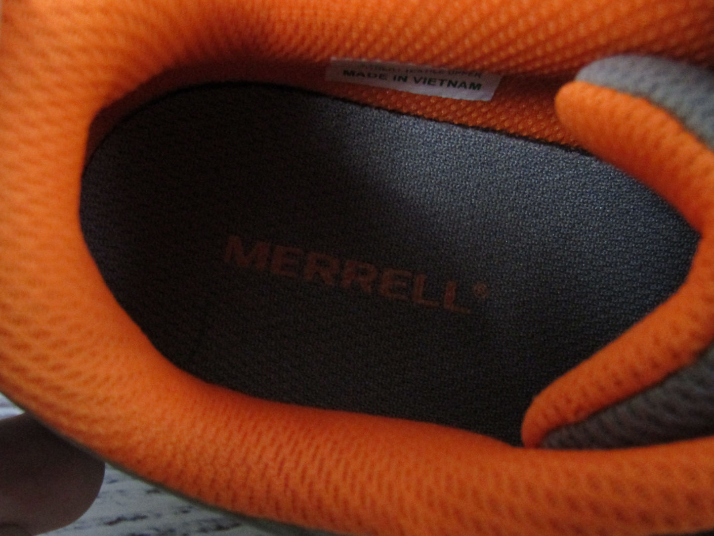 Merrell Trail Chaser Boy's Gunsmoke Gray Hiking Shoes Size 5