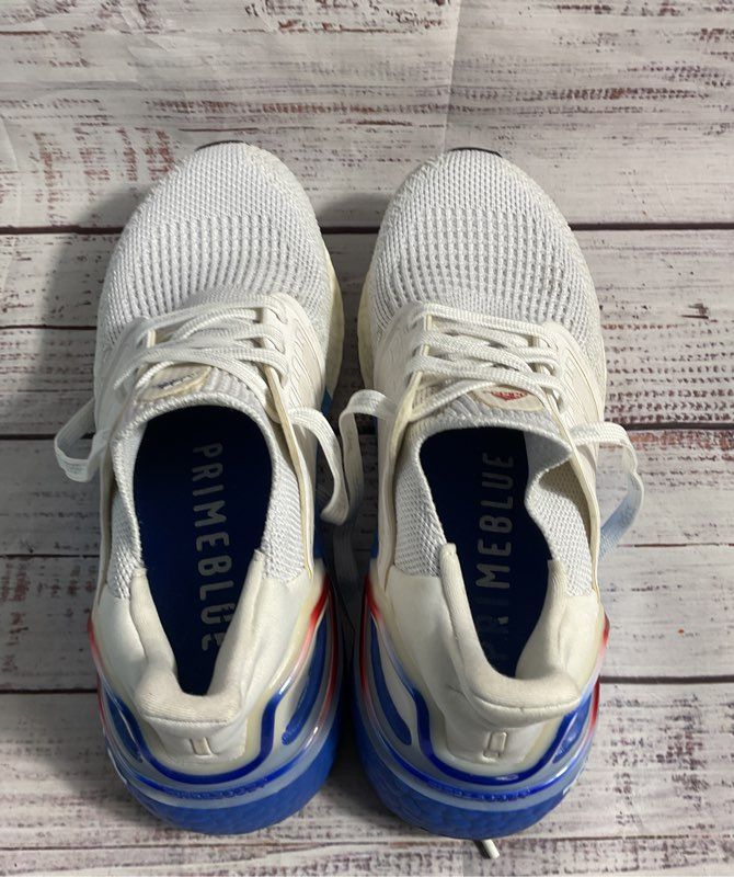 Adidas UltraBoost 20 City Pack - Taipei Size 5.5 White/Blue/Red