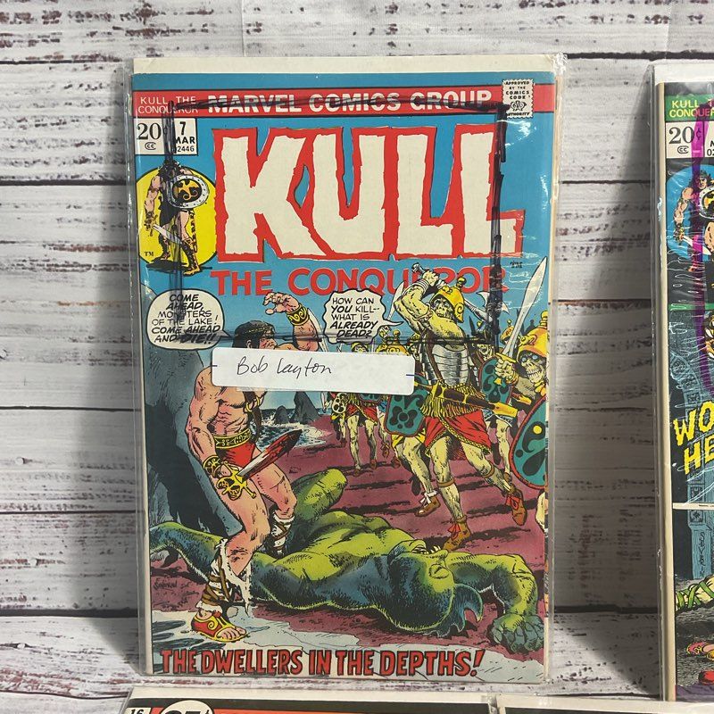 Lot Of 5 Vtg. Kull The Destroyer #5 7 8 16 12 Marvel Comics Ungraded