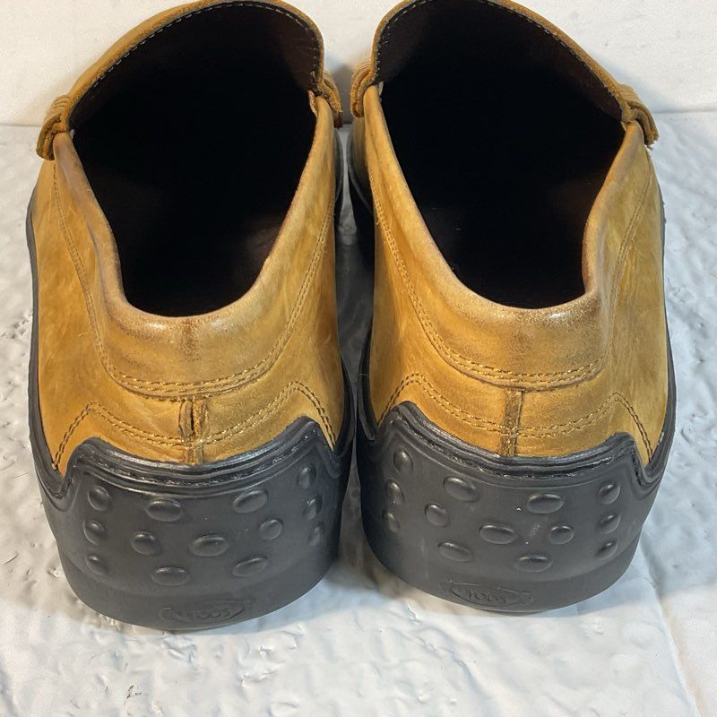TOD'S Tod's Driver Men's Brown Suede Penny Loafers- SZ 8