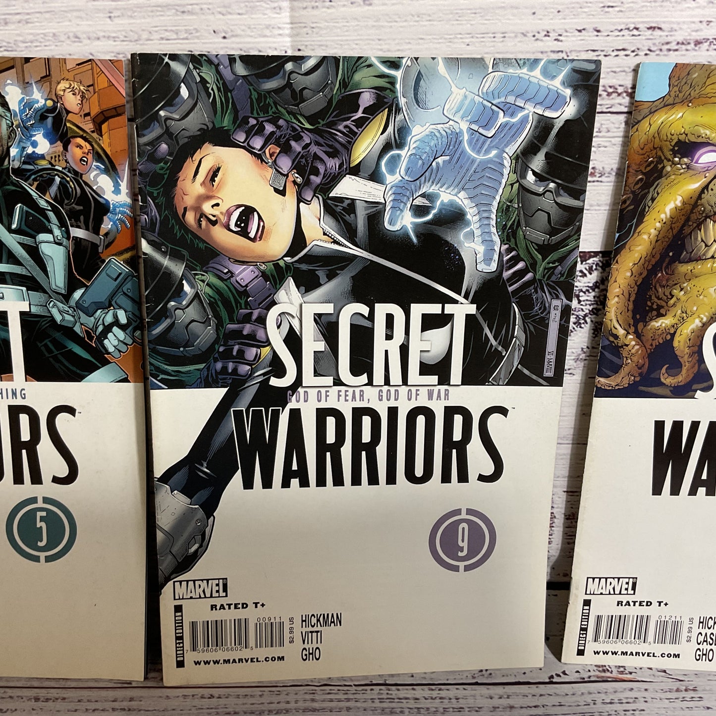 Set of 3 2008 MARVEL Secret Warriors #5,9,12