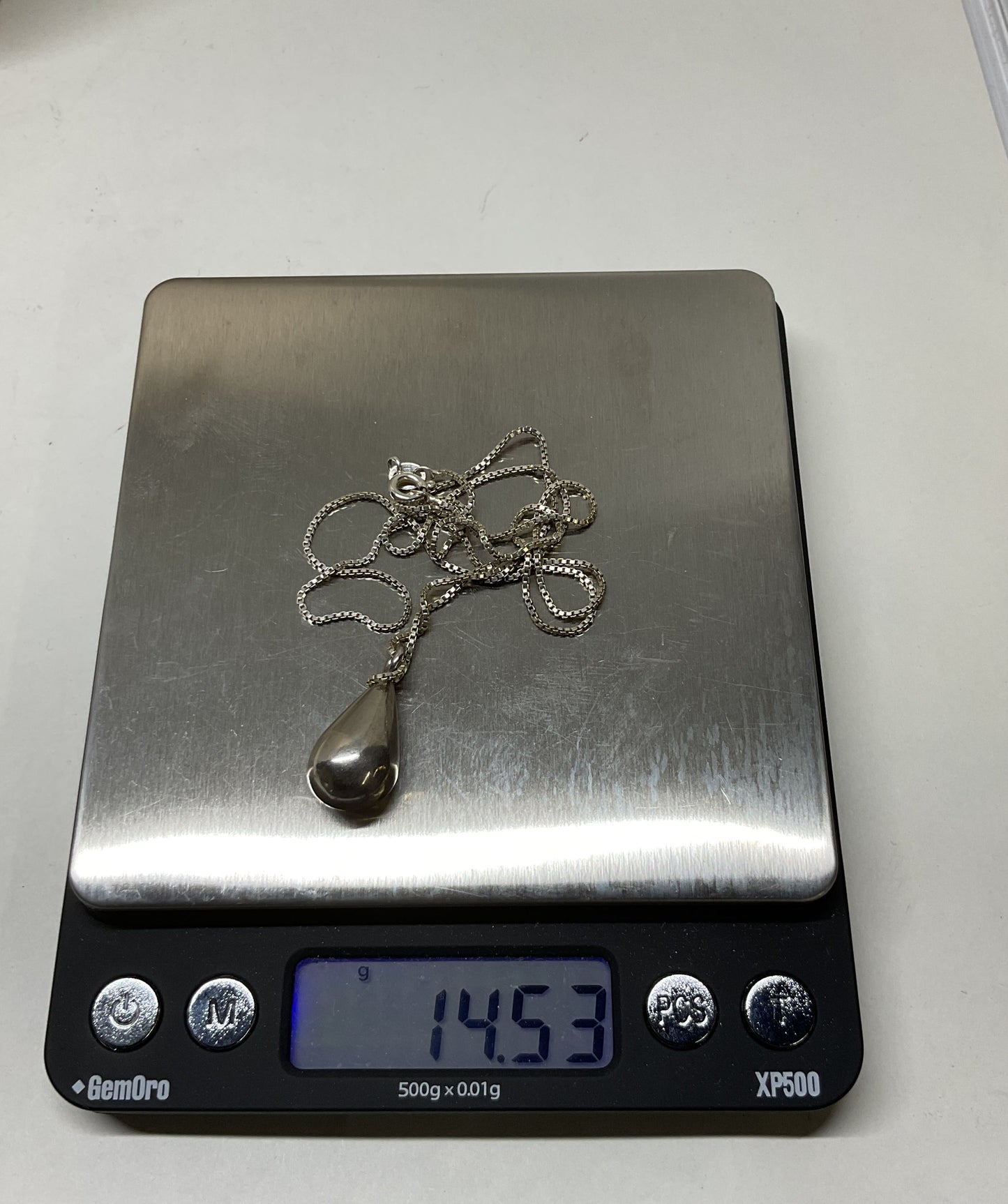 Unbranded Sterling Silver Vintage Necklace Drop Pendant