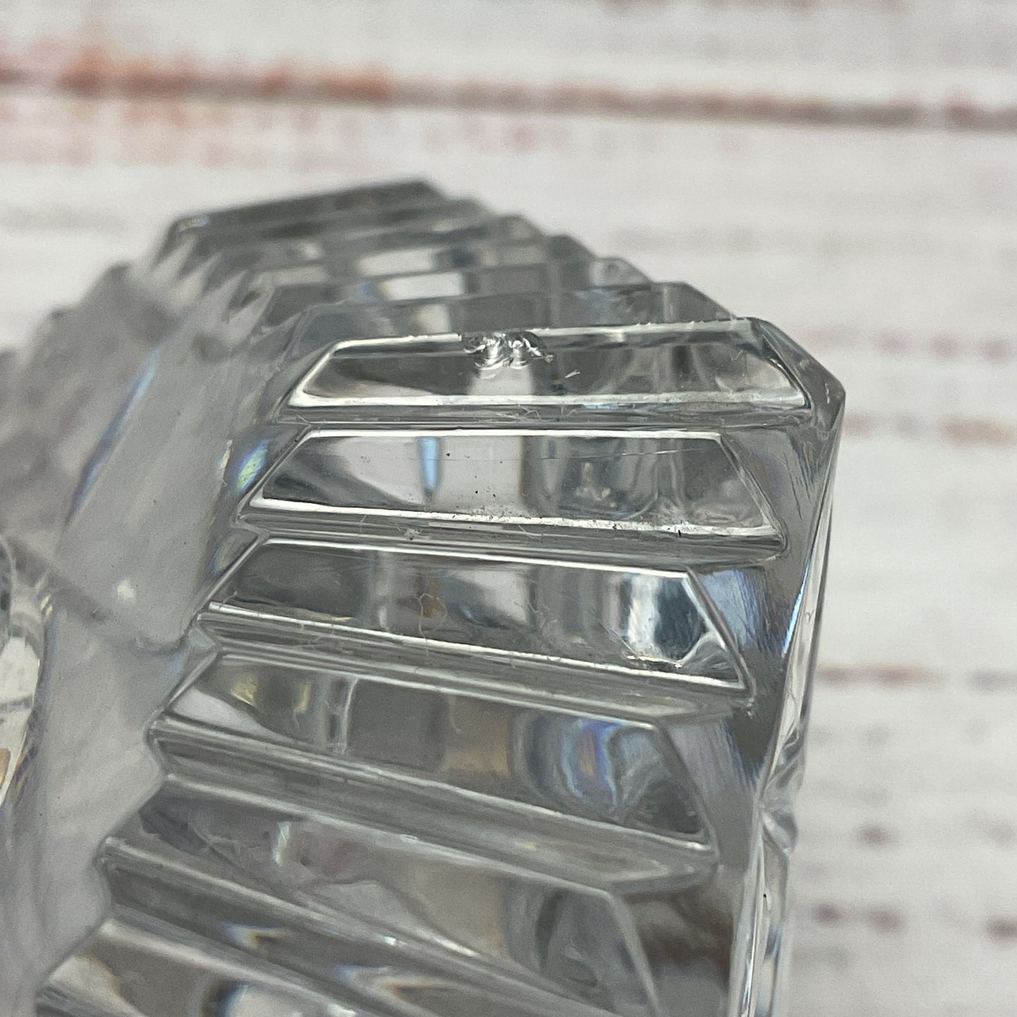 Waterford Crystal Glass Lismore Octagonal Art Deco