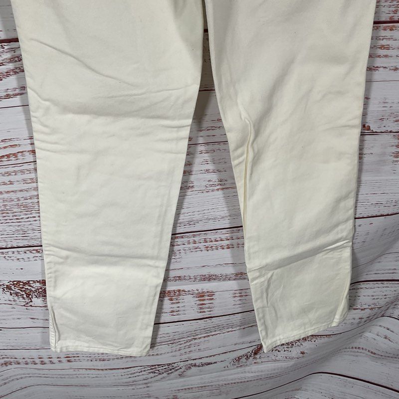 Wrangler Vintage 90s Cowboy Cut Slim Fit 936WHI Cream Denim Jeans - Size 30x32