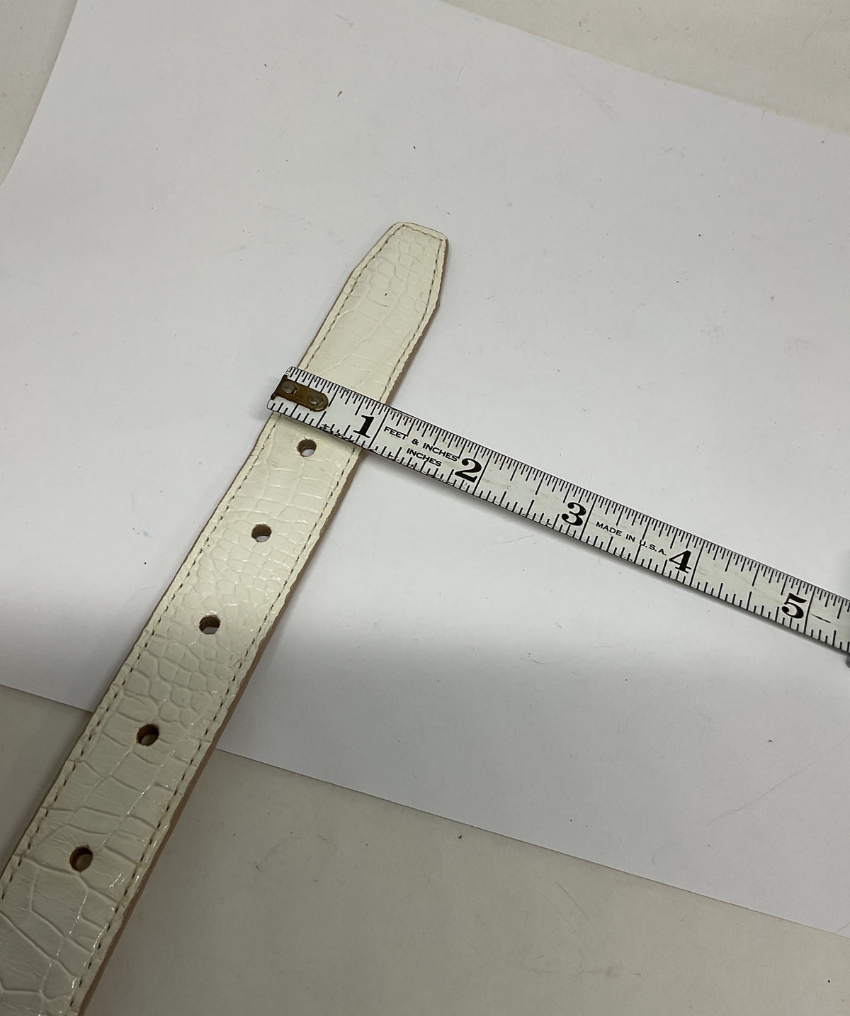 Brighton Embossed Leather Belt - Size M