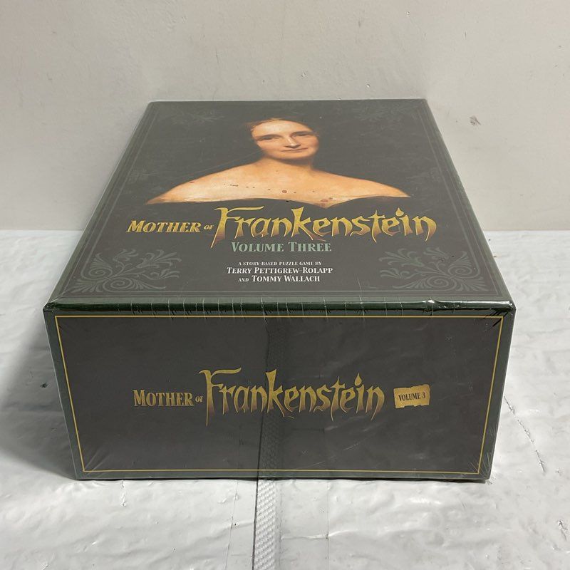 Mother Of Frankenstein Kickstarter Puzzle Board Game Volume 3 SEALED w/ DAMAGE