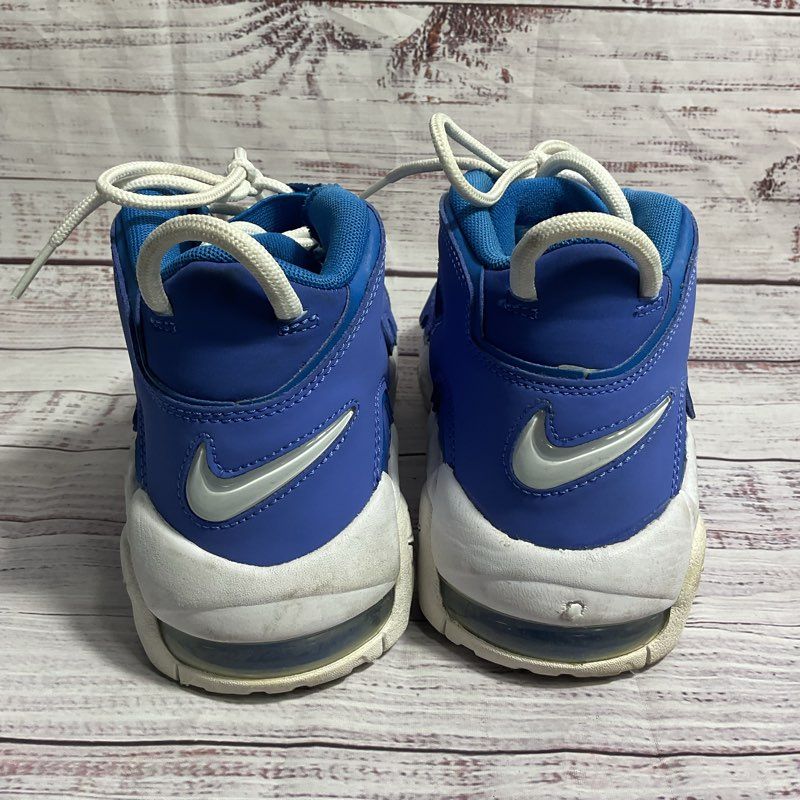 Nike Air More Uptempo Medium Blue Hi Top Basketball Sneaker Kid's Size 6.5Y