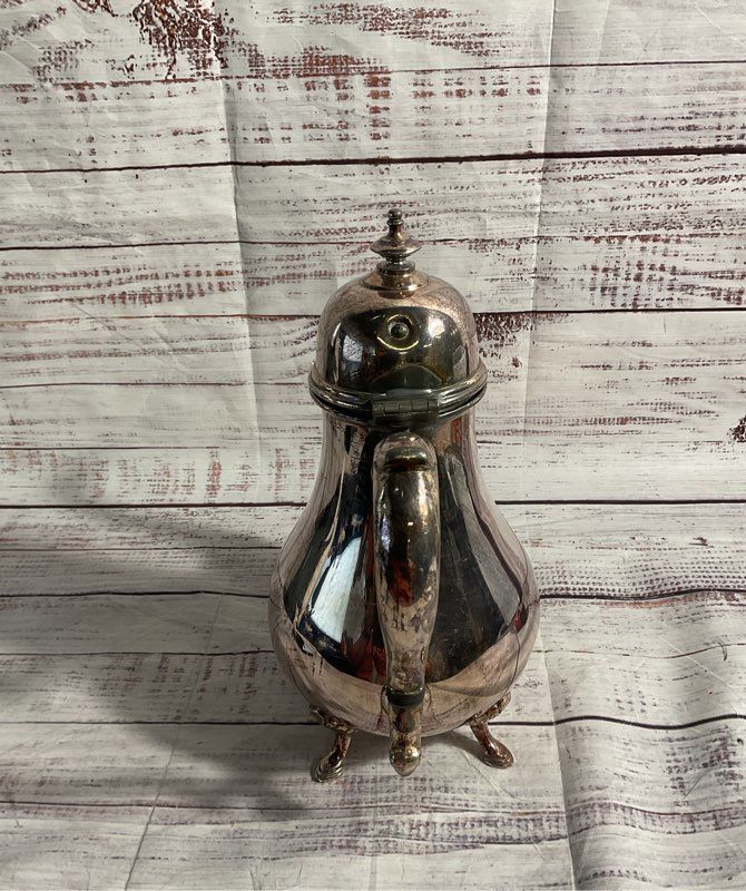 Vintage King George Silver Company Silver Plated Tea Pot 10.5"