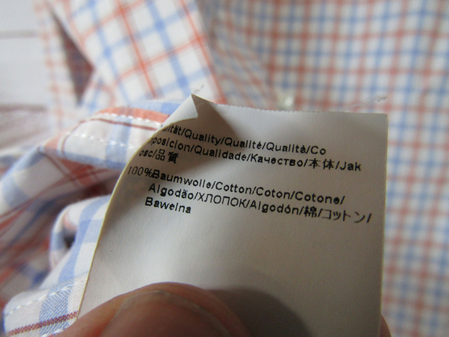 Hugo Boss Paeton Men's Plaid Long Sleeve Button Down Shirt Size 17.5