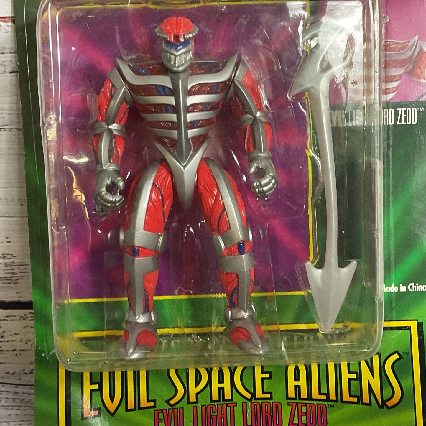 NWD Bandai Mighty Morphin POWER RANGERS Evil Light Lord Zedo Figure