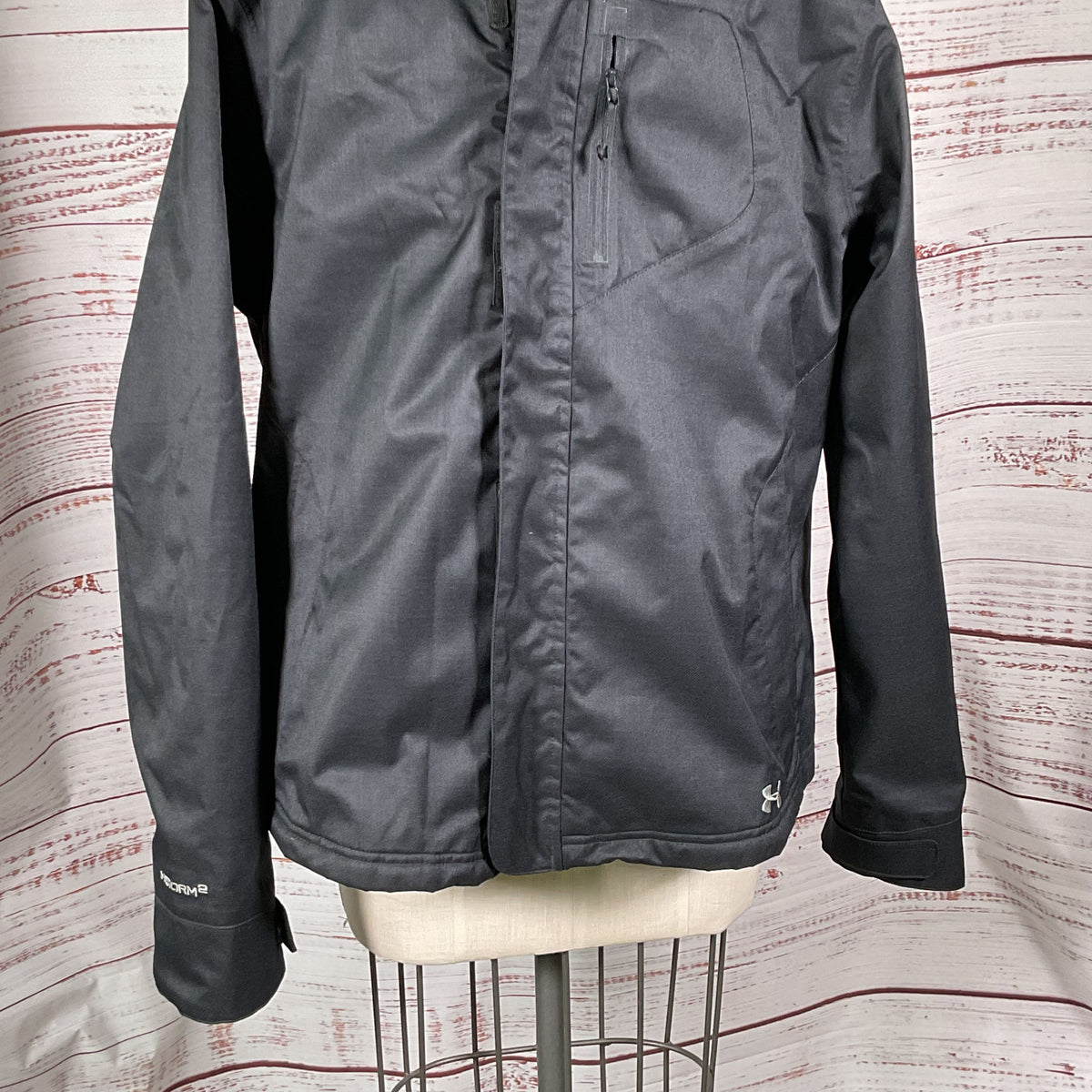 UNDER ARMOR Women's Storm 2 Black Jacket- SZ XL