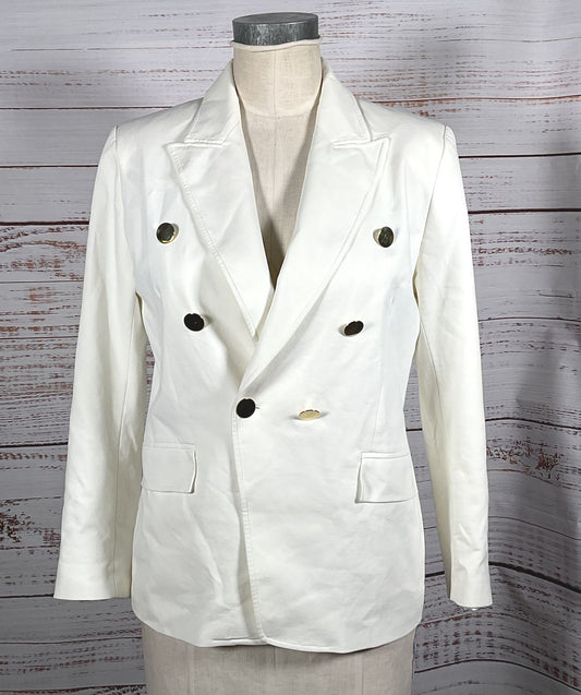 Vilagallo Double Breasted Jacket White 42