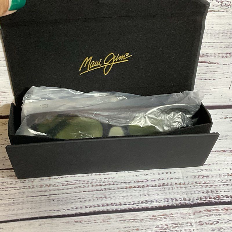 NWOT MAUI JIM MJ617-10A Men's Brown Sunglasses with Case- 54[ ]20 140