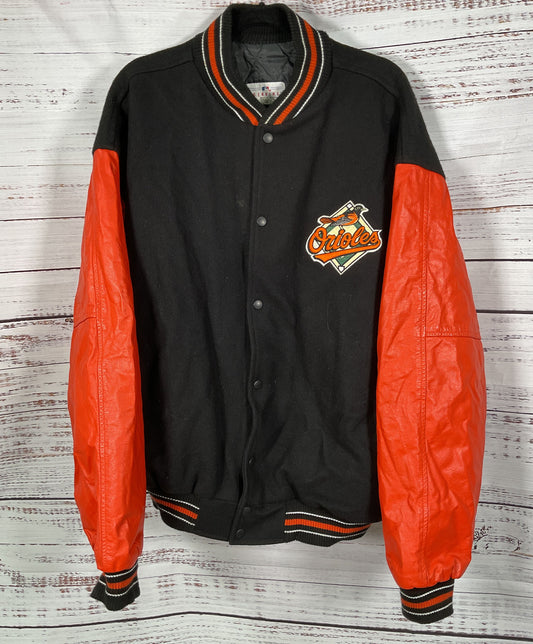 Vintage Identity Inc. MLB Baltimore Orioles Letterman Varsity Jacket Size XXL