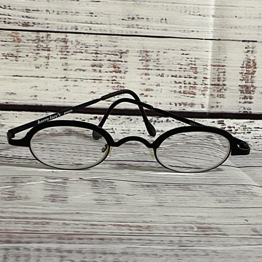 VTG. HARRY LARY'S Paris Vicky 101 Women's Black Eyeglasses- 125
