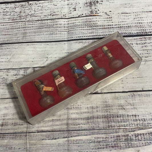 VTG. Judith Miller Israel 5 Pc. Miniature Perfume Fragrance Set New