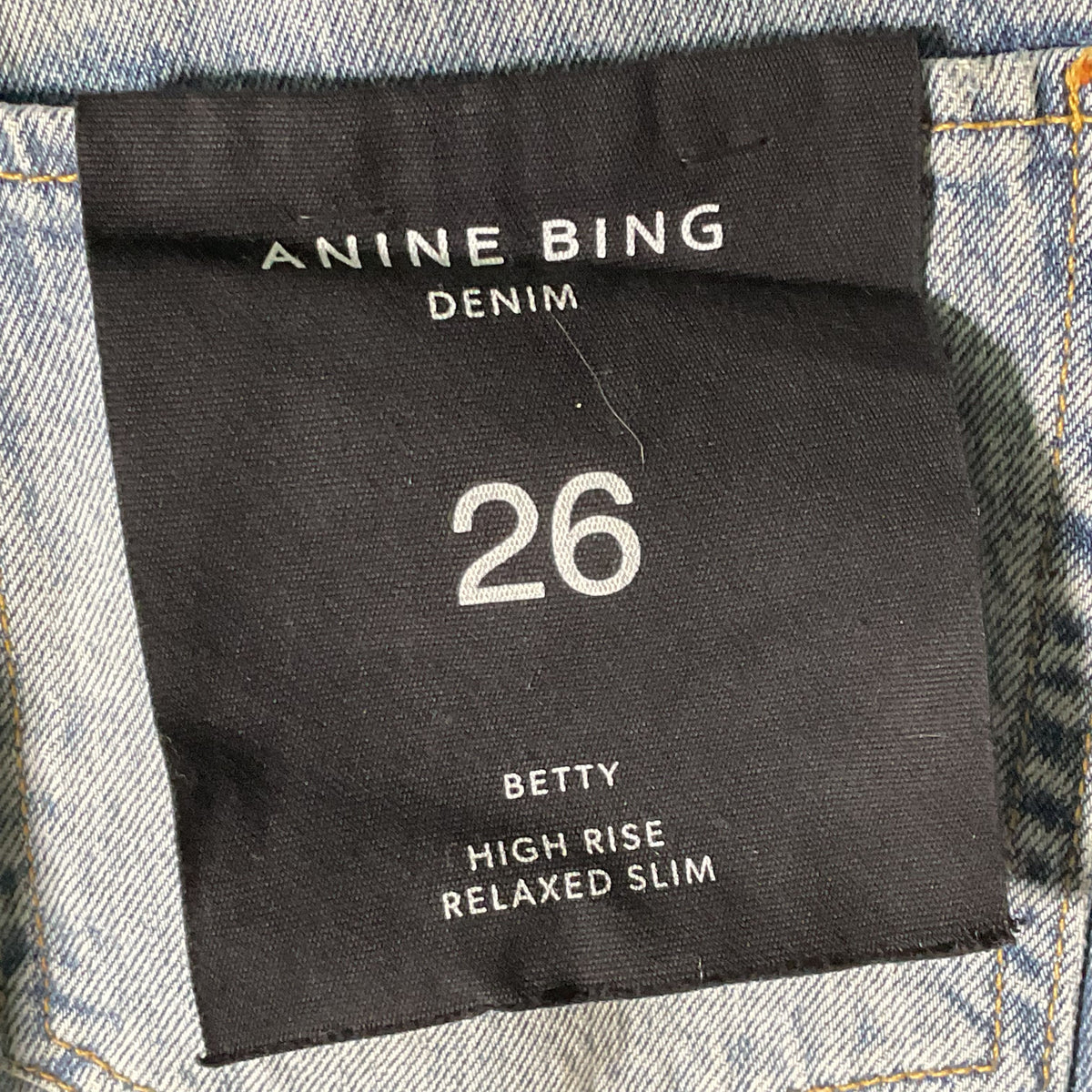 NWD ANINE Betty Women's Button Up Washed High Rise Slim Jeans- SZ 26