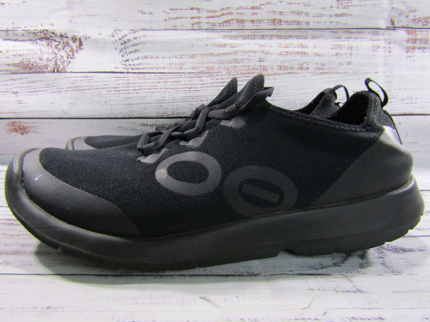 Oofos OOmg Men's Black Low Top Sneakers Size 11.5