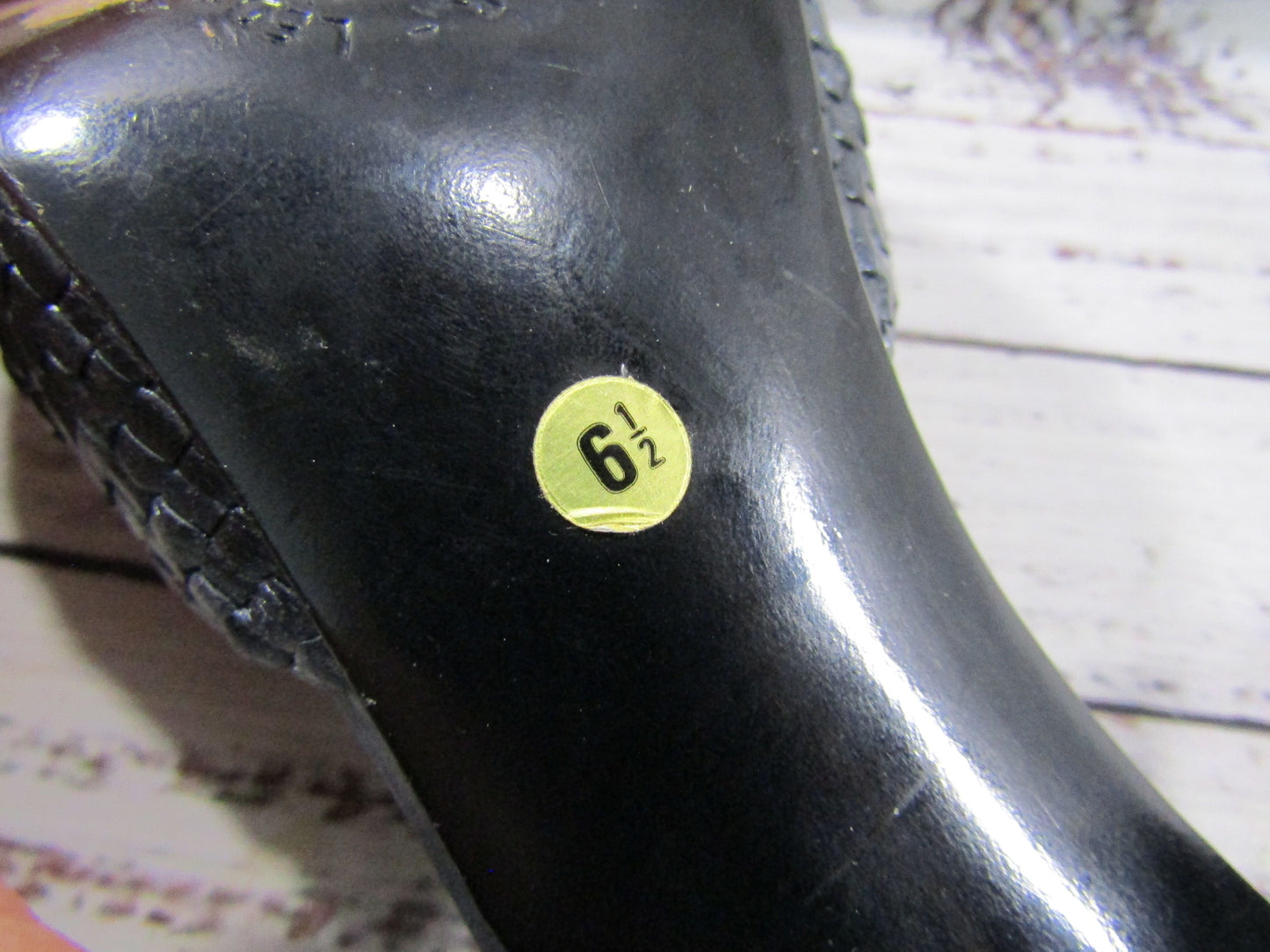 Stephane Kelian Women's Blue Leather Mule Sandals Size 6.5 Made in France