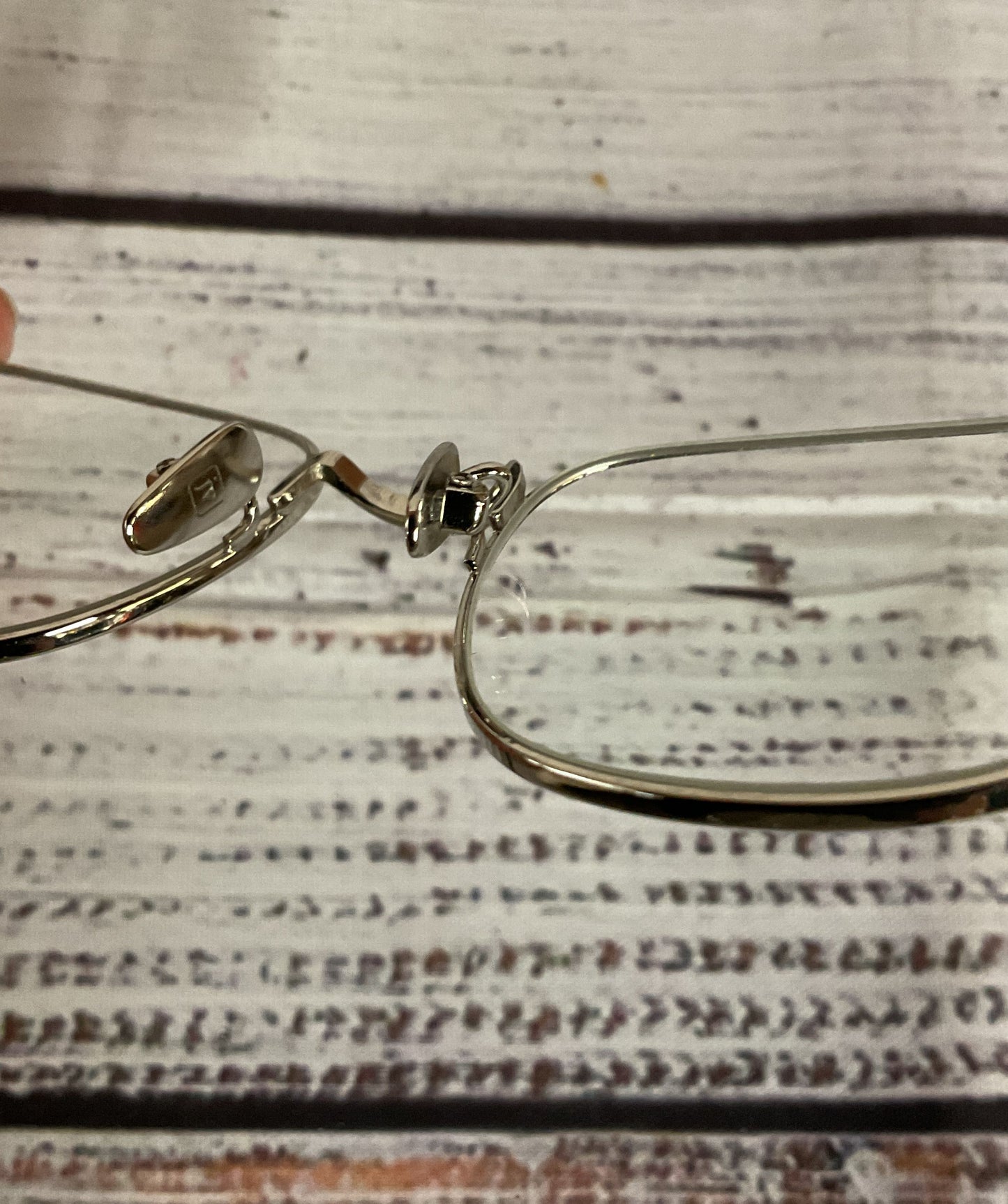 JOHN VARVATOS Silver Classic V177 Eyeglasses Frame Only - Size 145