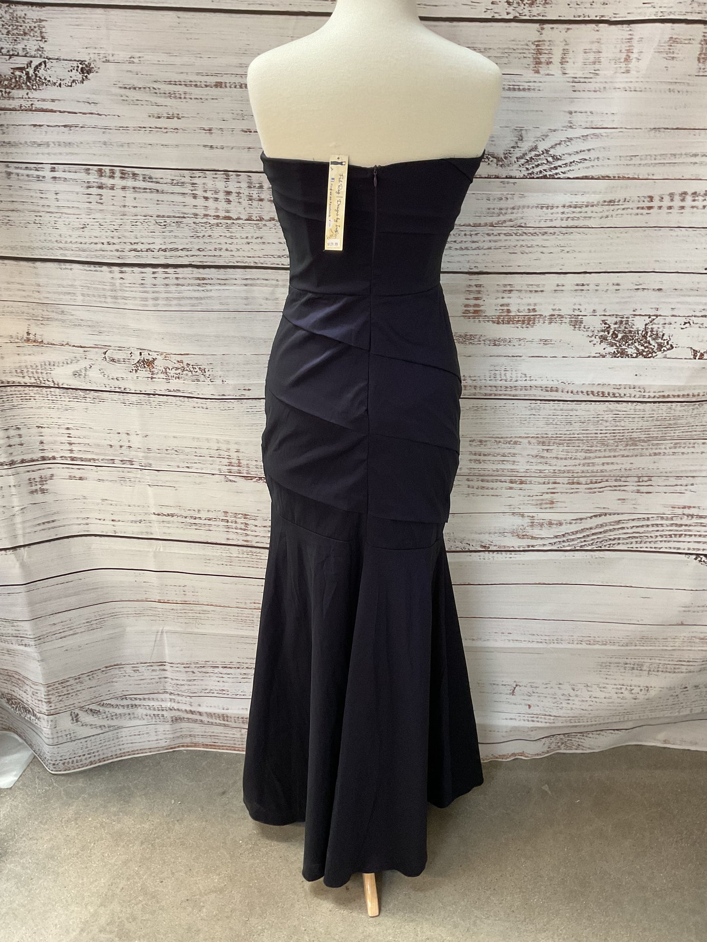 Rubber Ducky Purple Strapless Dress - Size L