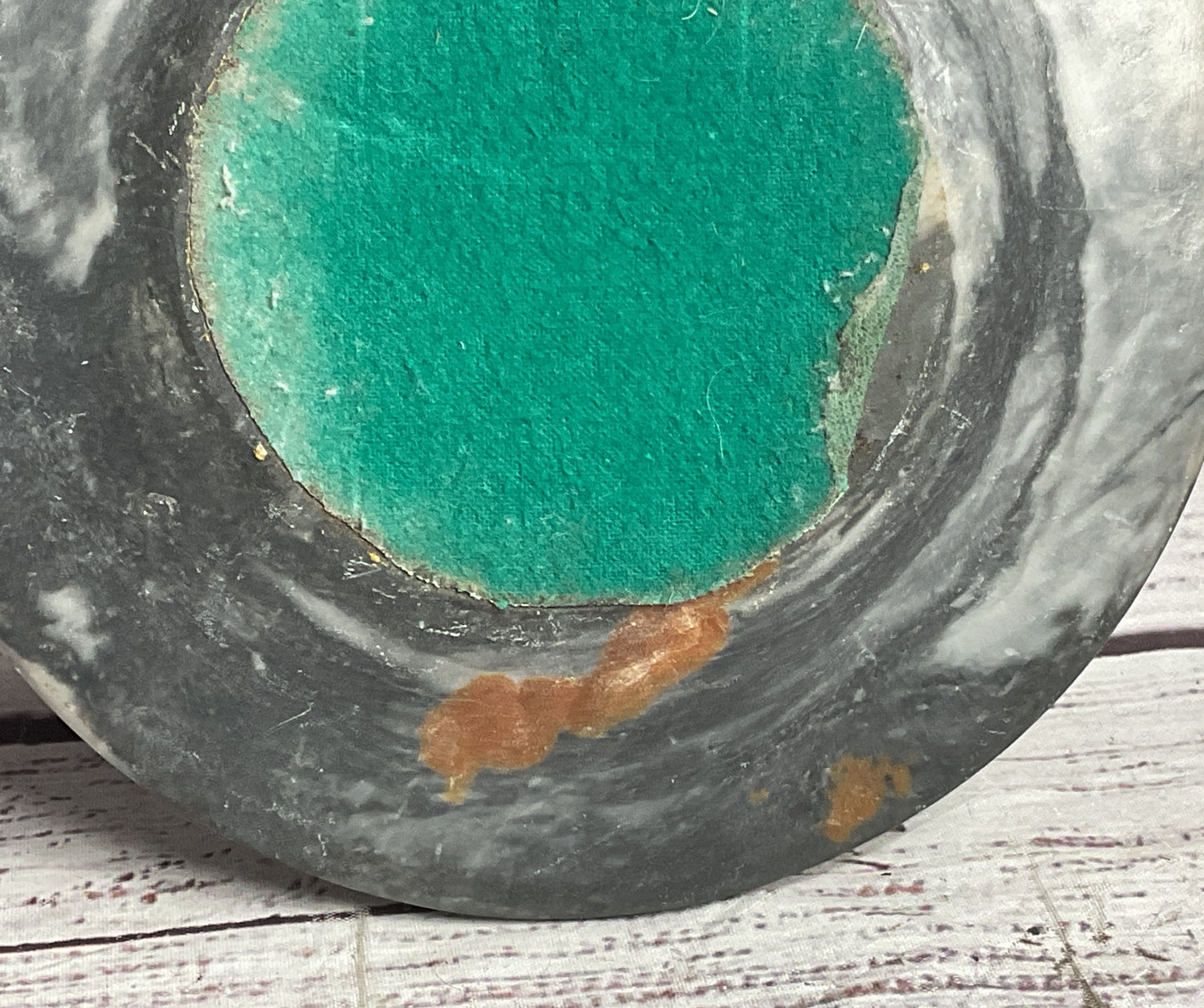 Vietnam Doug Danang Vintage 7.5" Marble Ashtray