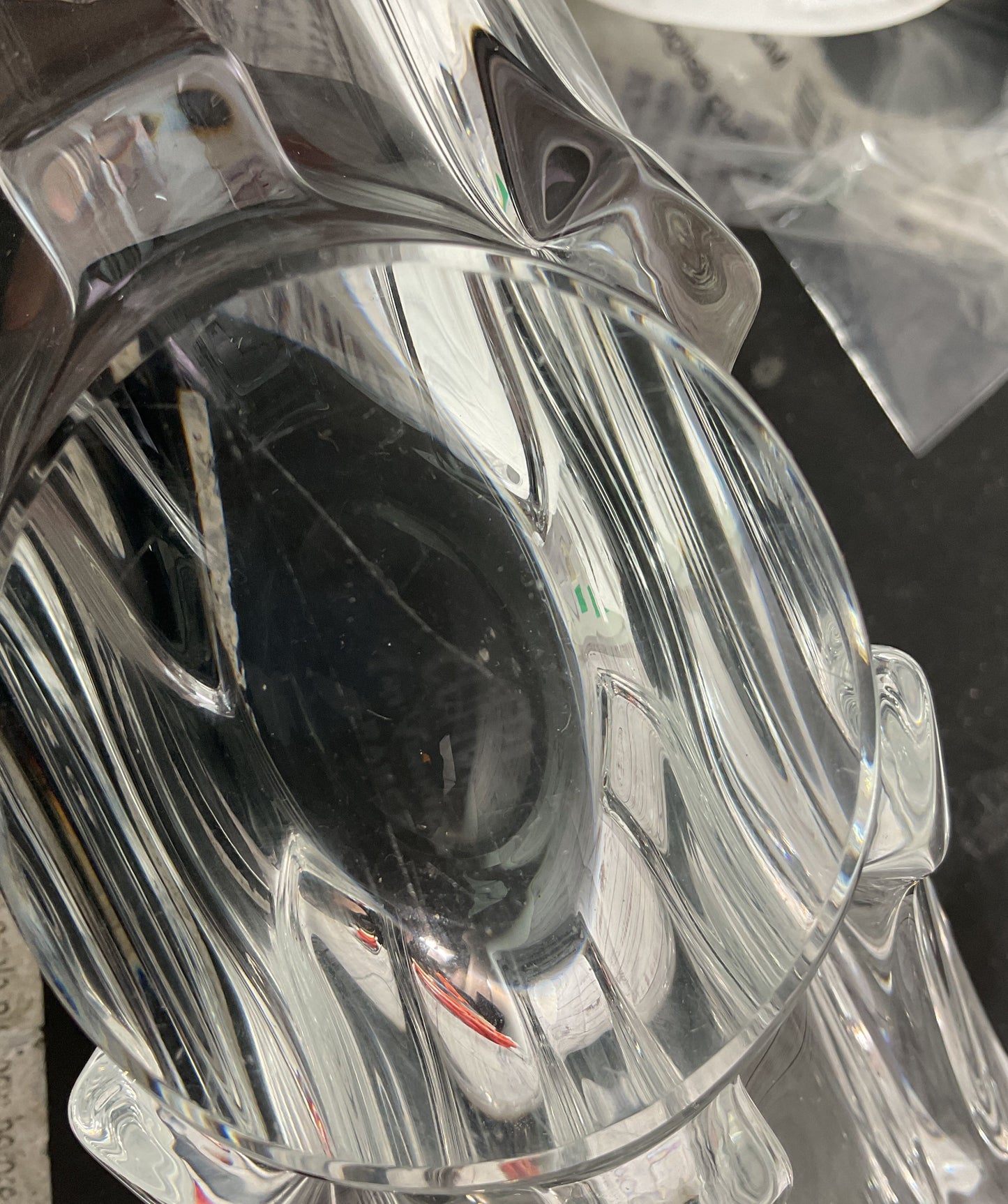 Cofrac Crystal Art Verrier Splash Bowl Clear