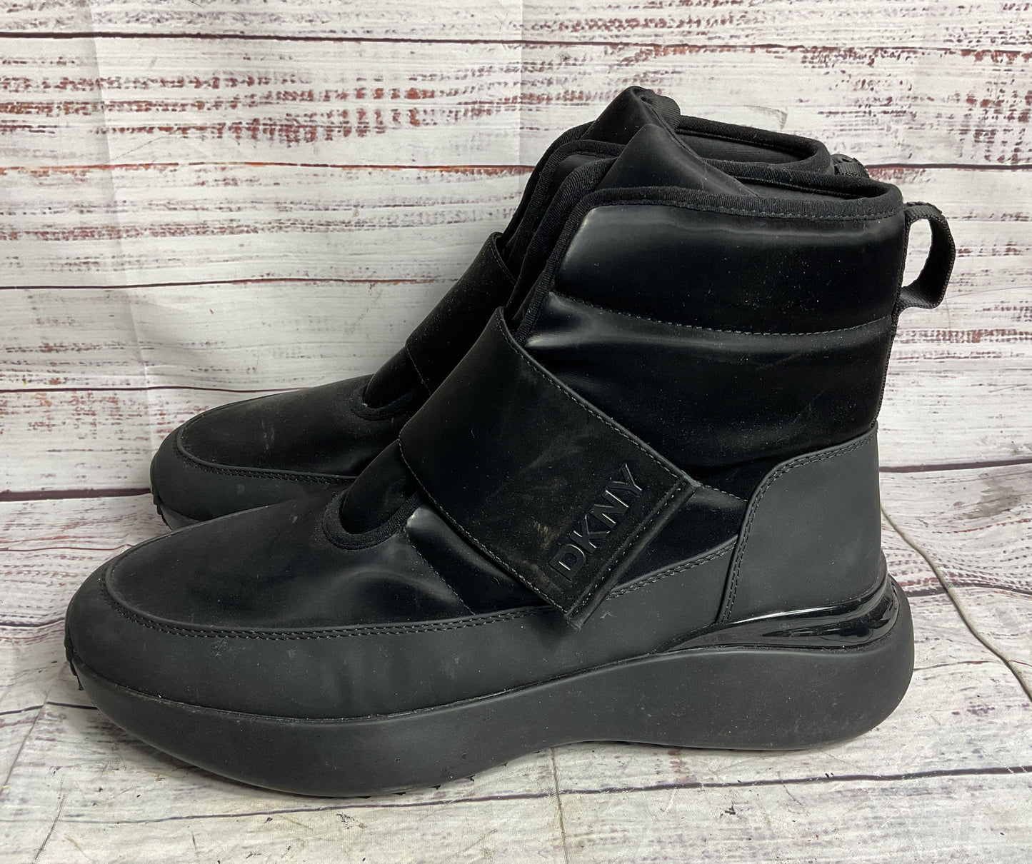 DKNY Zerene Slip On Rain Boots Black 10