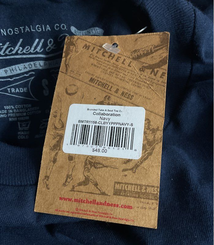 Mitchell & Ness AND1 Men's Take A Seat Tee Blue S