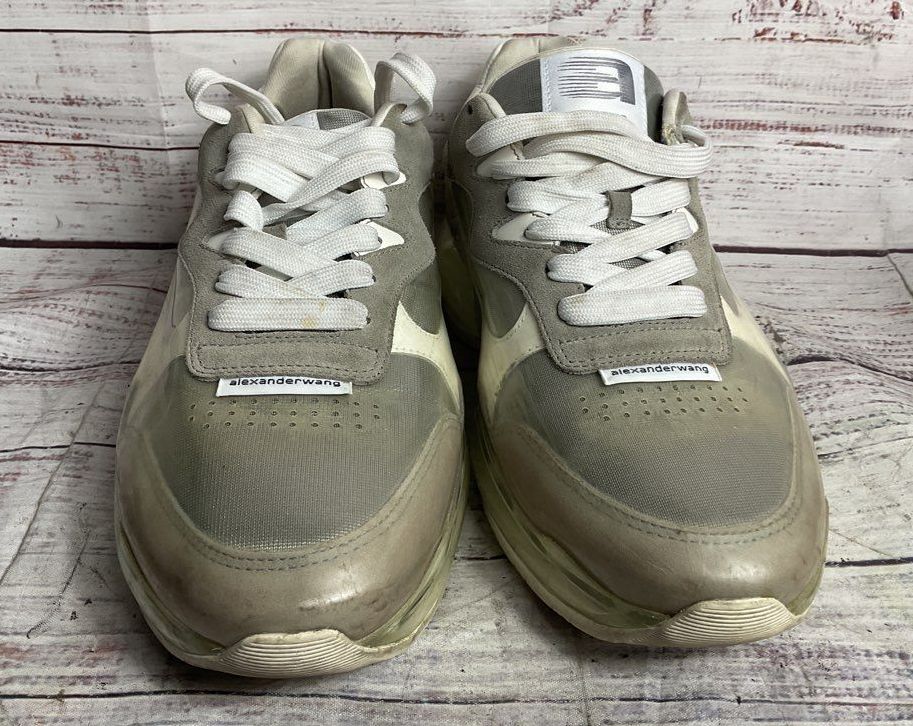 Alexander Wang Women's AWNYC Stadium Sneakers Gray 8.5