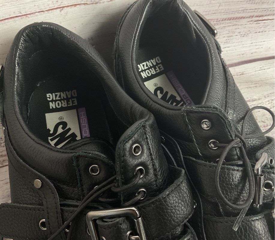 Efron Danzig x Vans Premium Old Skool Femme Meets Punk Sneakers Black 13
