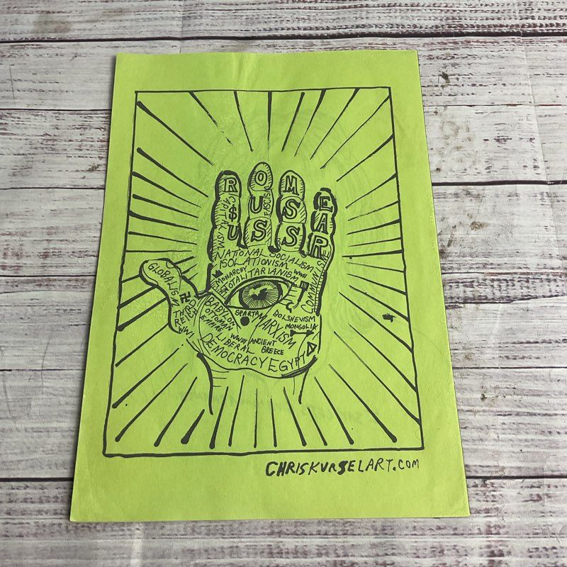 Bullseye Comics Issue #2: Constriction Independent Art Zine By Chris Kursel