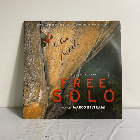 Free Solo Full Soundtrack 2 Disk Vinyl LP (Signed By Composer Marco Beltrami)
