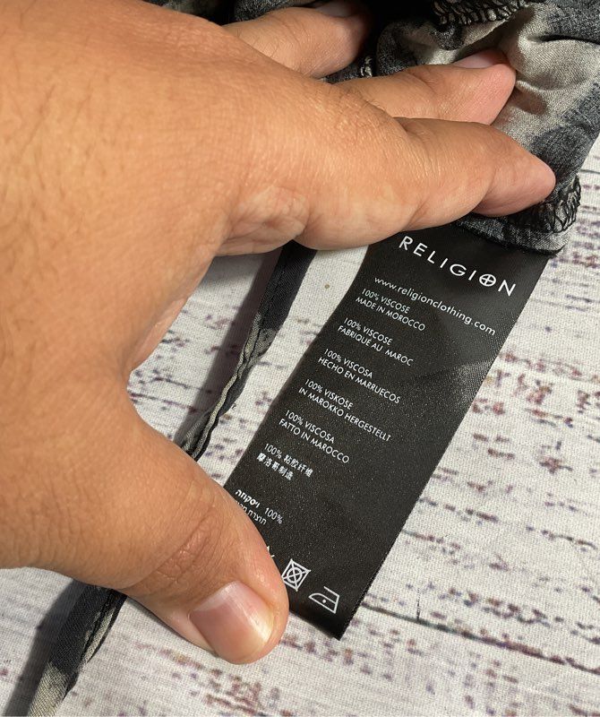 NWT Women's Religion Stage Jumpsuit Rebel Print Size XS / 8