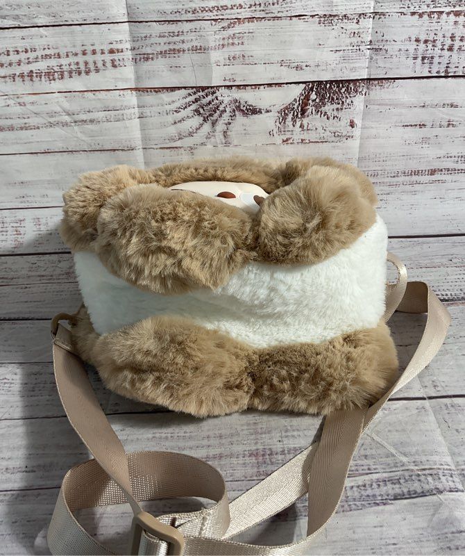Pop Mart The Monsters Classic Series Plush Flower Bag Mini Bag Brown