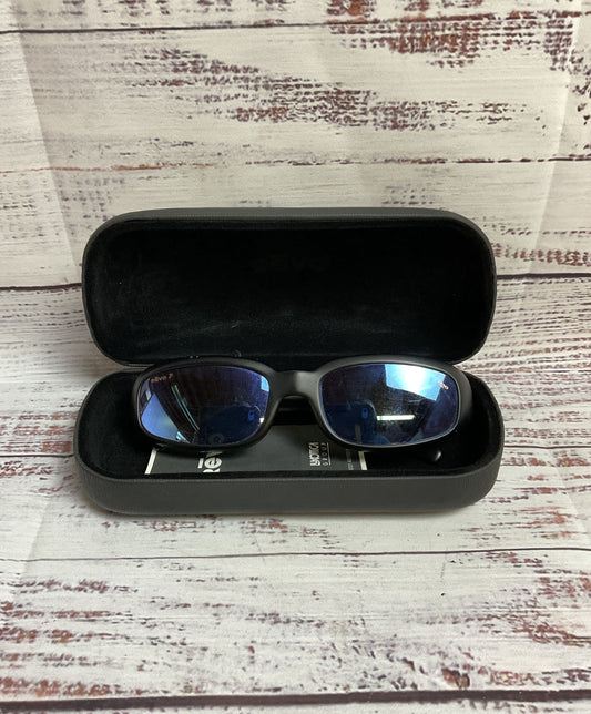 Revo Men's Black Polarized LMB Sunglasses and Protective Hard Case