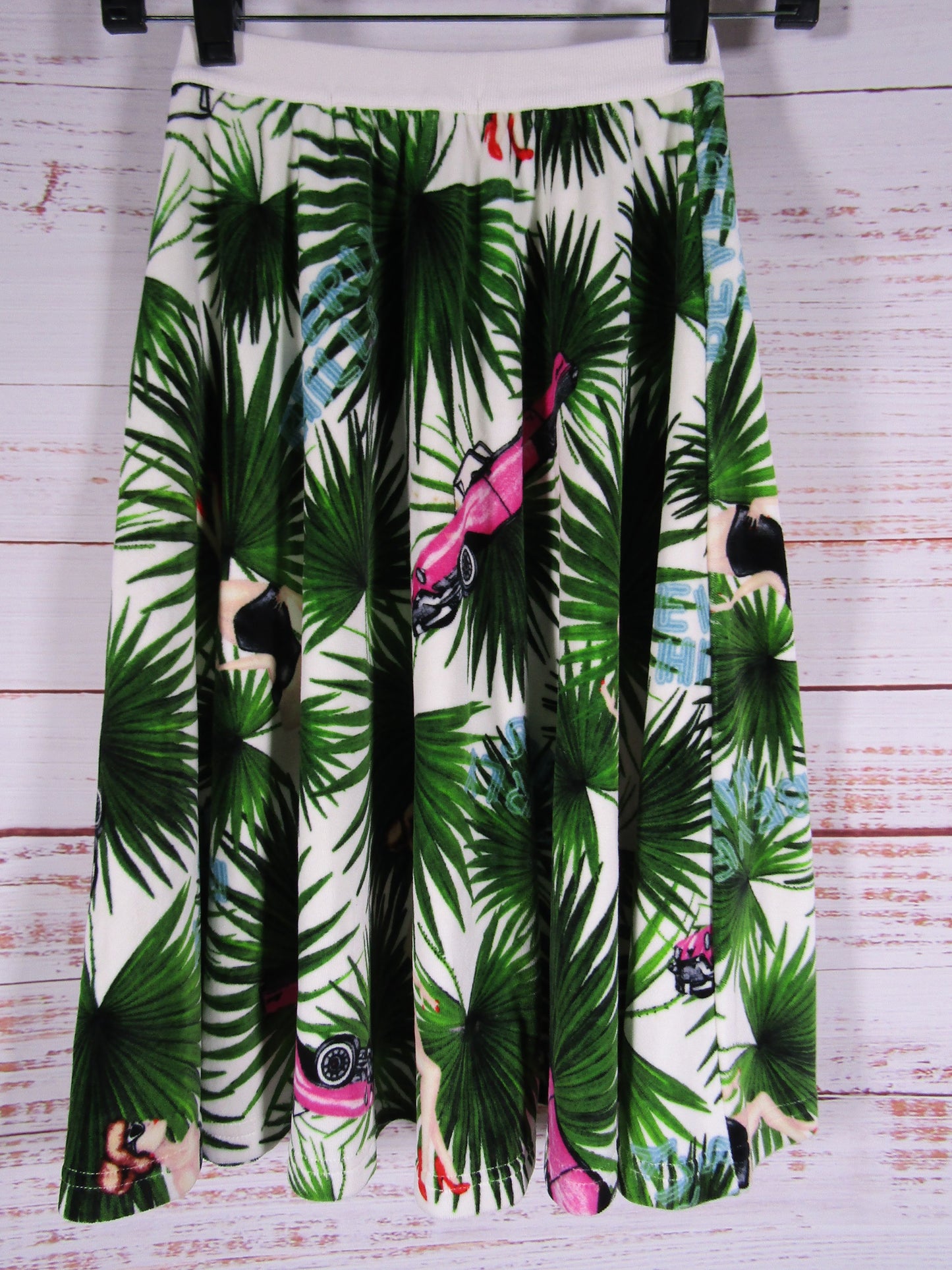 Joyrich Women's Pinup Style Print Tropical Cruise Skate Skirt Size XS