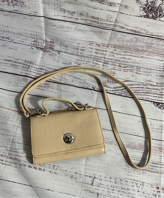 Vintage Roots Canada Ivory Crossbody Purse Women's Genuine Leather