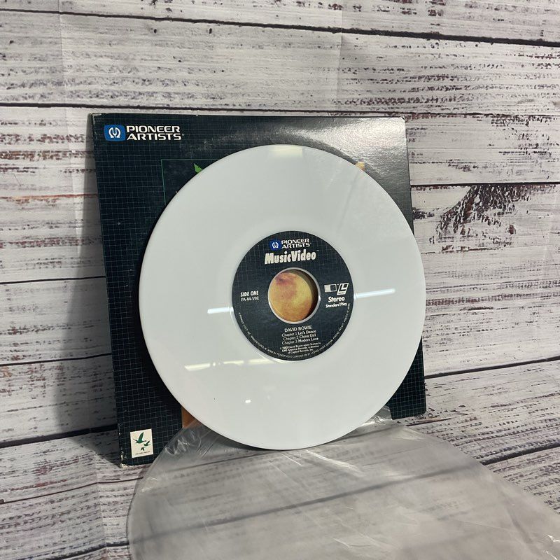 VTG. 1983 David Bowie "Let's Dance" Music Video Collection 8" Laserdisc NTSC