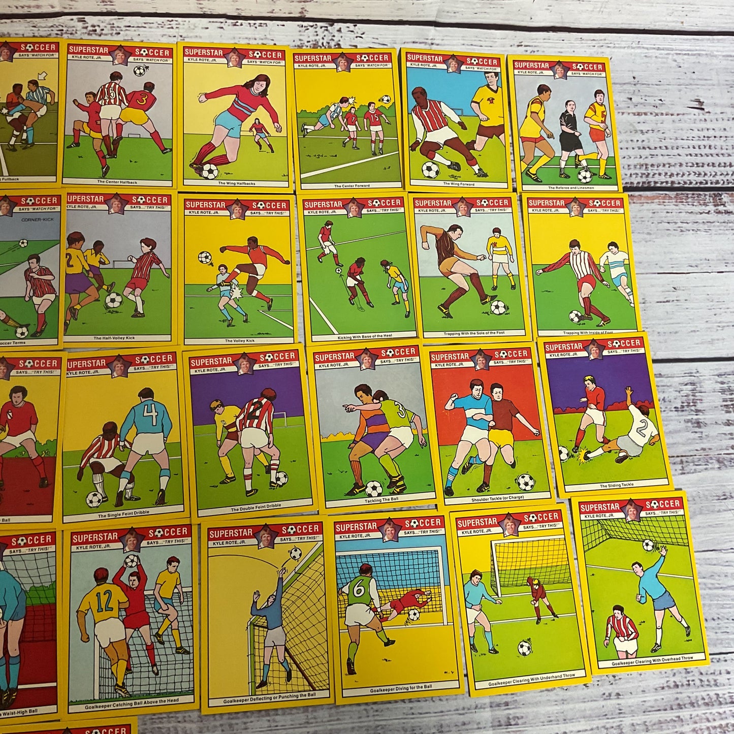 BEL-ART Colonial Bread KYLE ROTE JR. SAYS Soccer Trading Cards- LOT OF 5,500+